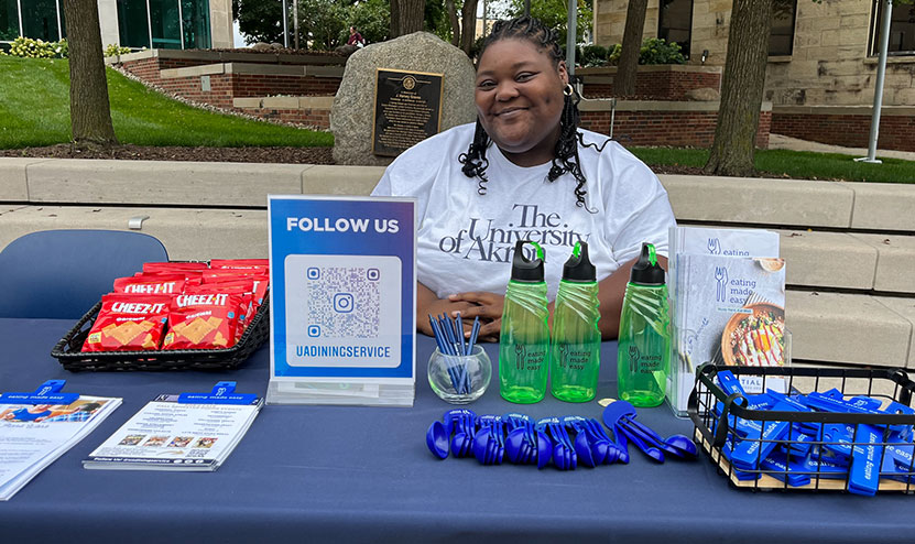 University of Akron student Kareemah Jackson.