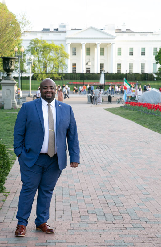 Akron Law 3L, Eli Hardee at the White House